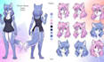 furry reference sheet design furry art fursona fursuit reference sheet