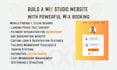 build stunning wix studio membership booking site expert