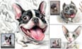 create a custom funny caricature from your portrait or pet photo