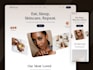 create beauty website, skincare, salon, cosmetic, spa website