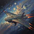 draw a sci fi spaceship design