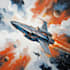 make a sci fi spaceship art