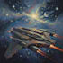 create a sci fi spaceship model