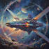 make a sci fi spaceship art