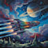 design a spaceship, sci fi illustration and sci fi art