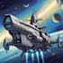 create a sci fi spaceship design