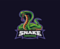 design elegant and powerful snake logo with custom concept