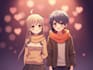 draw cool anime couple for you
