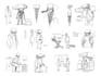 draw professional medical concept sketches
