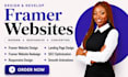 framer website design framer website develop framer website landing page in 48hr
