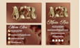 design a professional glitter logo with stationery kit