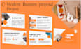 design modern business proposal slides in canva