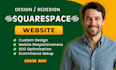 design or redesign modern squarespace website squarespace ecommerce site SEO
