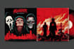 design horror retro comic art and vintage comic cover poster