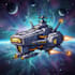 create a sci fi spaceship