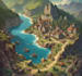 fantasy map design map illustration fantasy map