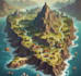 draw a wonderful custom fantasy map