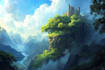 draw your fantasy landscape