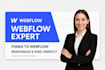 develop webflow website, convert figma to webflow, webflow expert