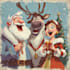 draw christmas cartoon caricature