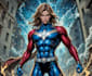 draw superhero action comic book page graphic novel