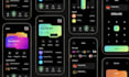 do mobile app design, figma app design, app screenshots design