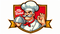design amazing chef logo with express delivery
