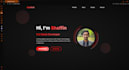 develop a professional portfolio website with animations