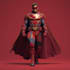 illustrate a strong and powerful superhero character