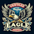 do a custom racing eagle mascot logo with t shirt design