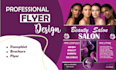 design high quality flyers, brochures and pamphlets