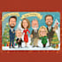 make a custom christmas group cartoon art