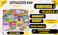 design amazon kdp sudoku amazon kdp puzzle amazon kdp word search for kids