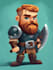 design 2d game character illustration
