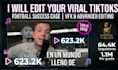 create professional football video edits