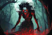 draw horror and dark fantasy illustrations