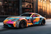 vehicle wrap design, car wrap design
