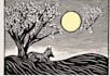 create a linocut illustration
