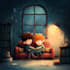 make children story book illustration