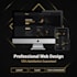 design a modern responsive website usnig HTML CSS and java script