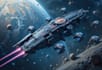 design a sci fi spaceship design