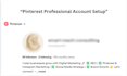 set up your pinterest business account with SEO optimization
