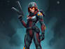 a sci fi character illustration or sci fi character
