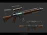 design unique weapons illustrations