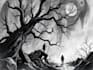 draw detailed illustration dark art