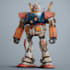 do an robot model, sci fi mech, industrial robot