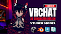 create vrchat avatar, edit vrchat avatar, 3d model character development, vtuber