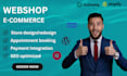 design ecommerce webshop, online store ecommerce website woocommerce webshop wix