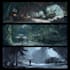 do mystical horror dark environment concept art or landscape