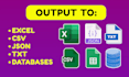do data mining, web scraping, data extraction, web crawling and data collection